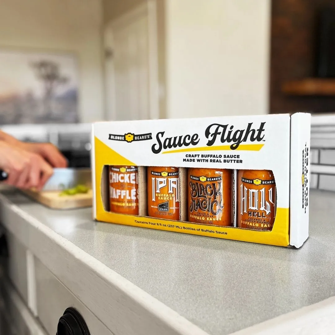 Buffalo Sauce Flight Gift Set (4 Pack)