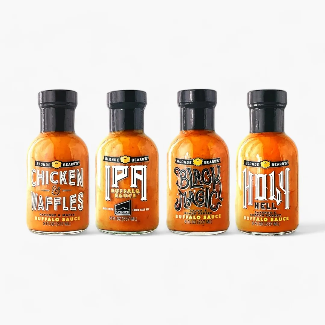 Buffalo Sauce Flight Gift Set (4 Pack)