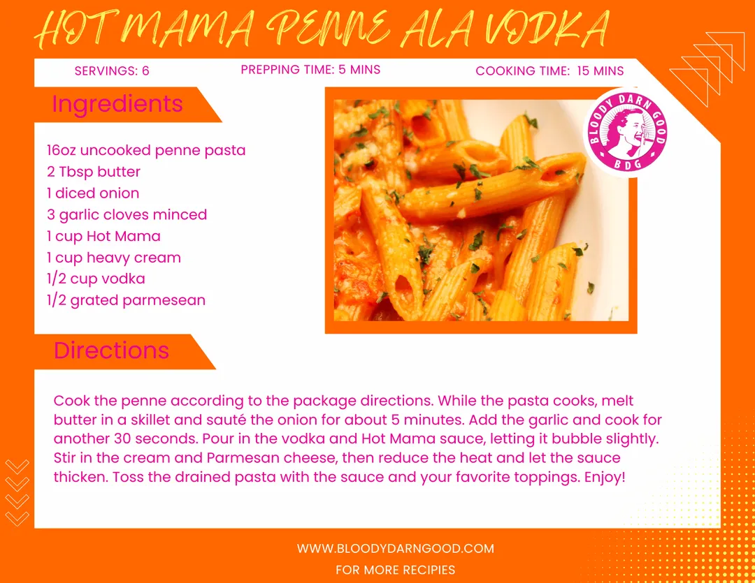 Hot Mama Bloody Mary Mix - 32oz