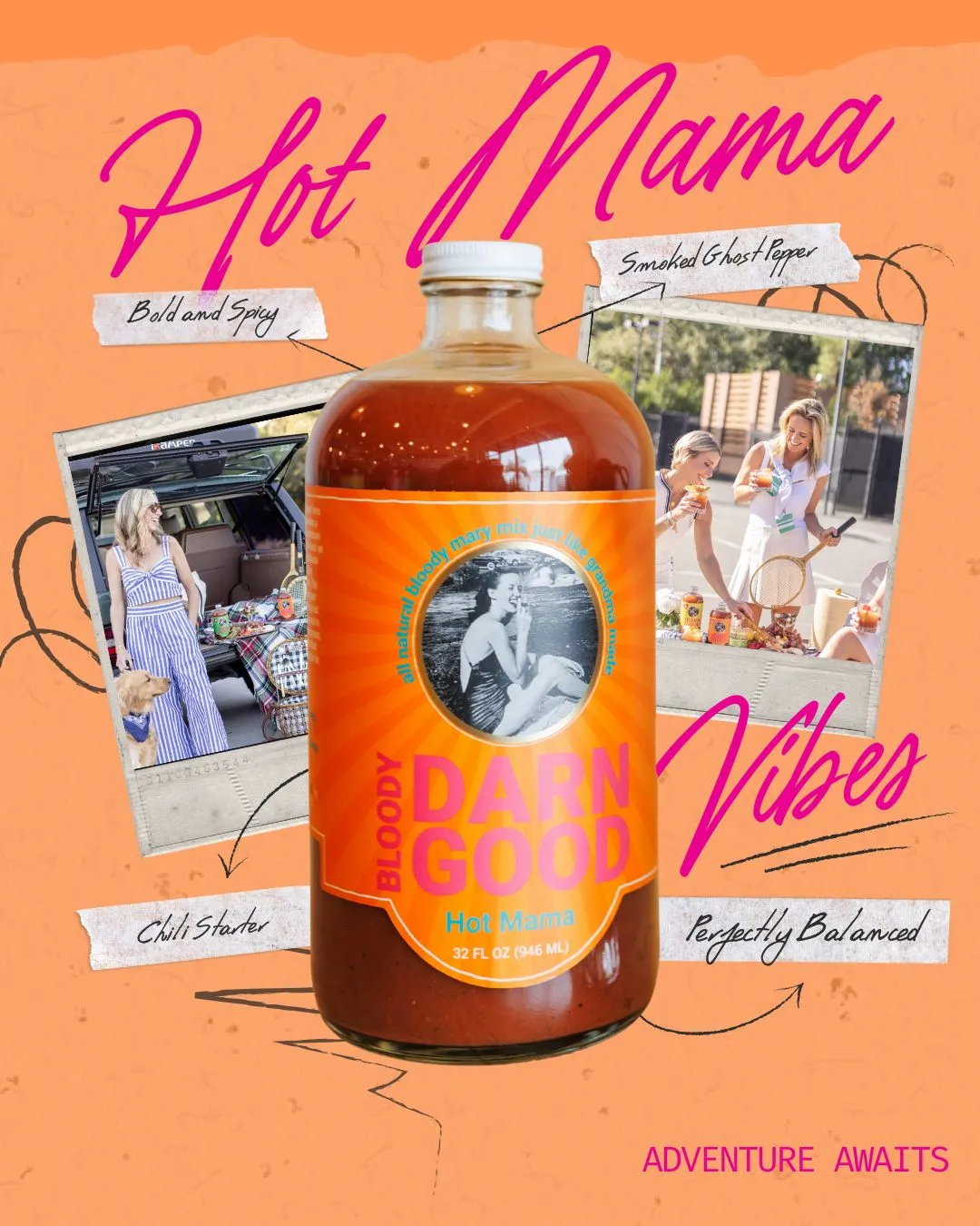 Hot Mama Bloody Mary Mix - 32oz