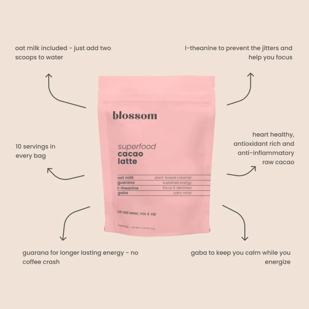 Cacao Latte - For Energy & Focus
