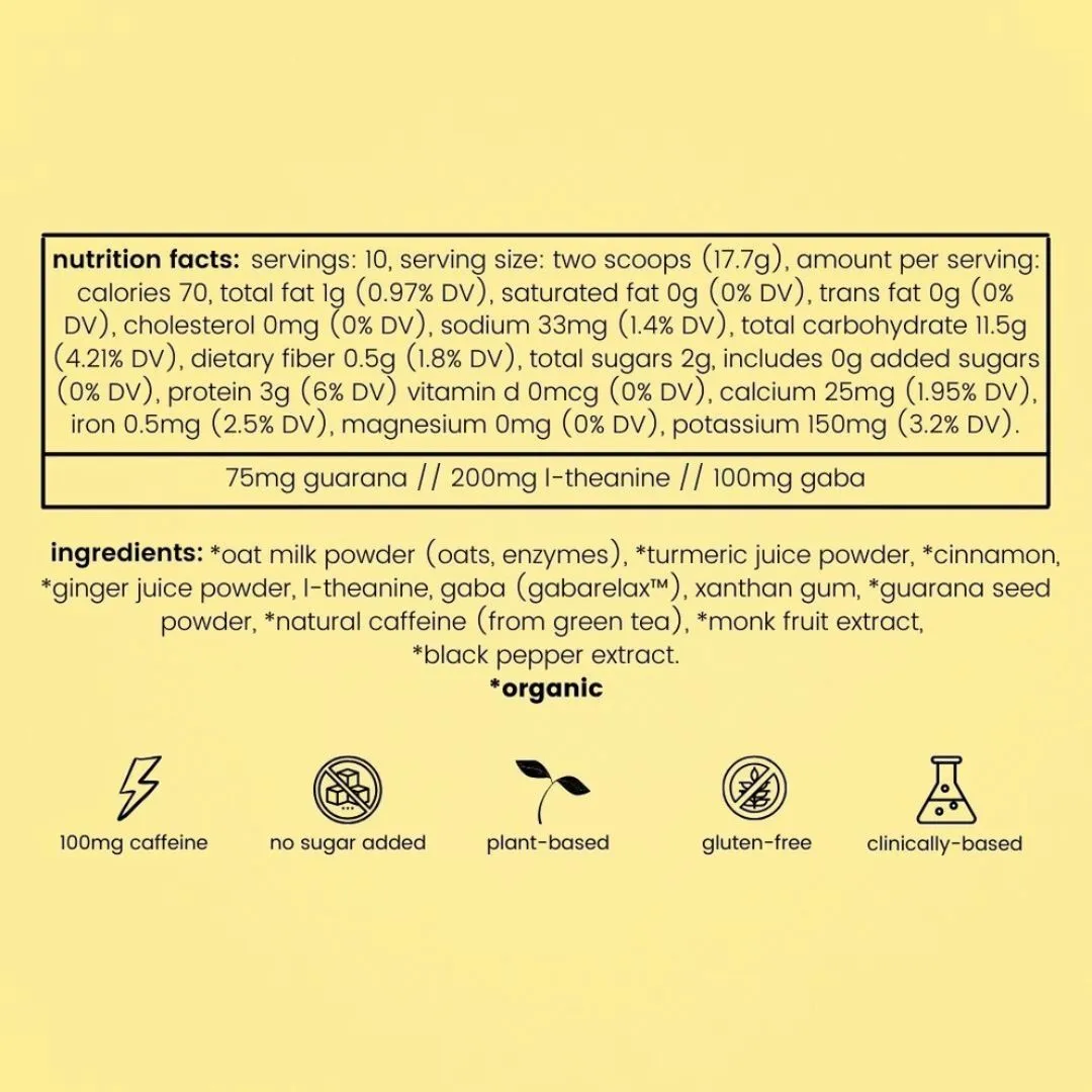 Turmeric Latte - For Energy and Focus