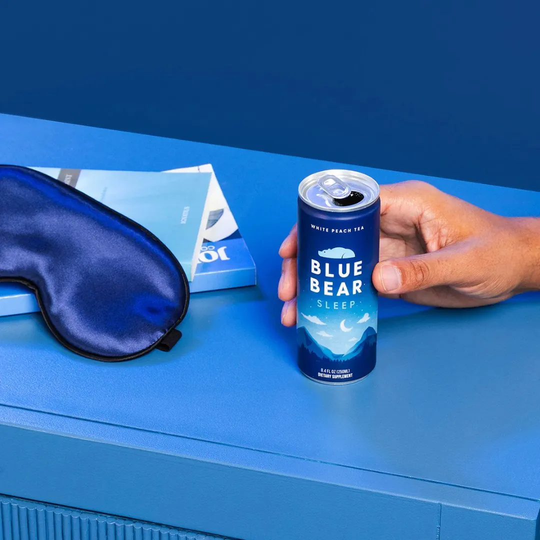 Blue Bear Sleep (White Peach Tea) Sleep Drink - 12 pack