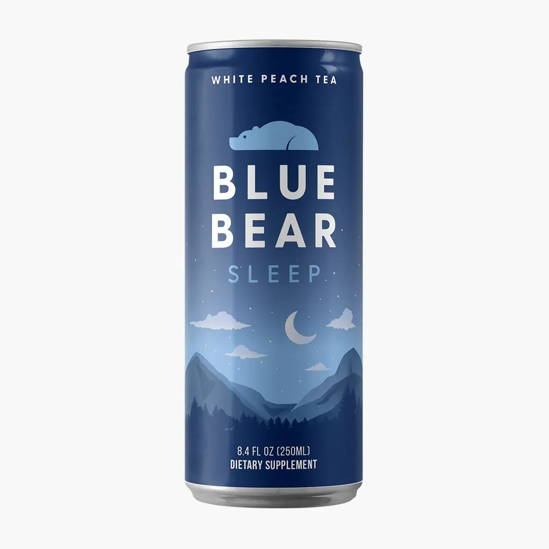 Blue Bear Sleep (White Peach Tea) Sleep Drink - 12 pack