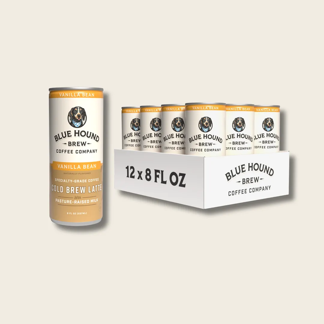 Blue Hound Brew - Vanilla Bean Cold Brew Latte