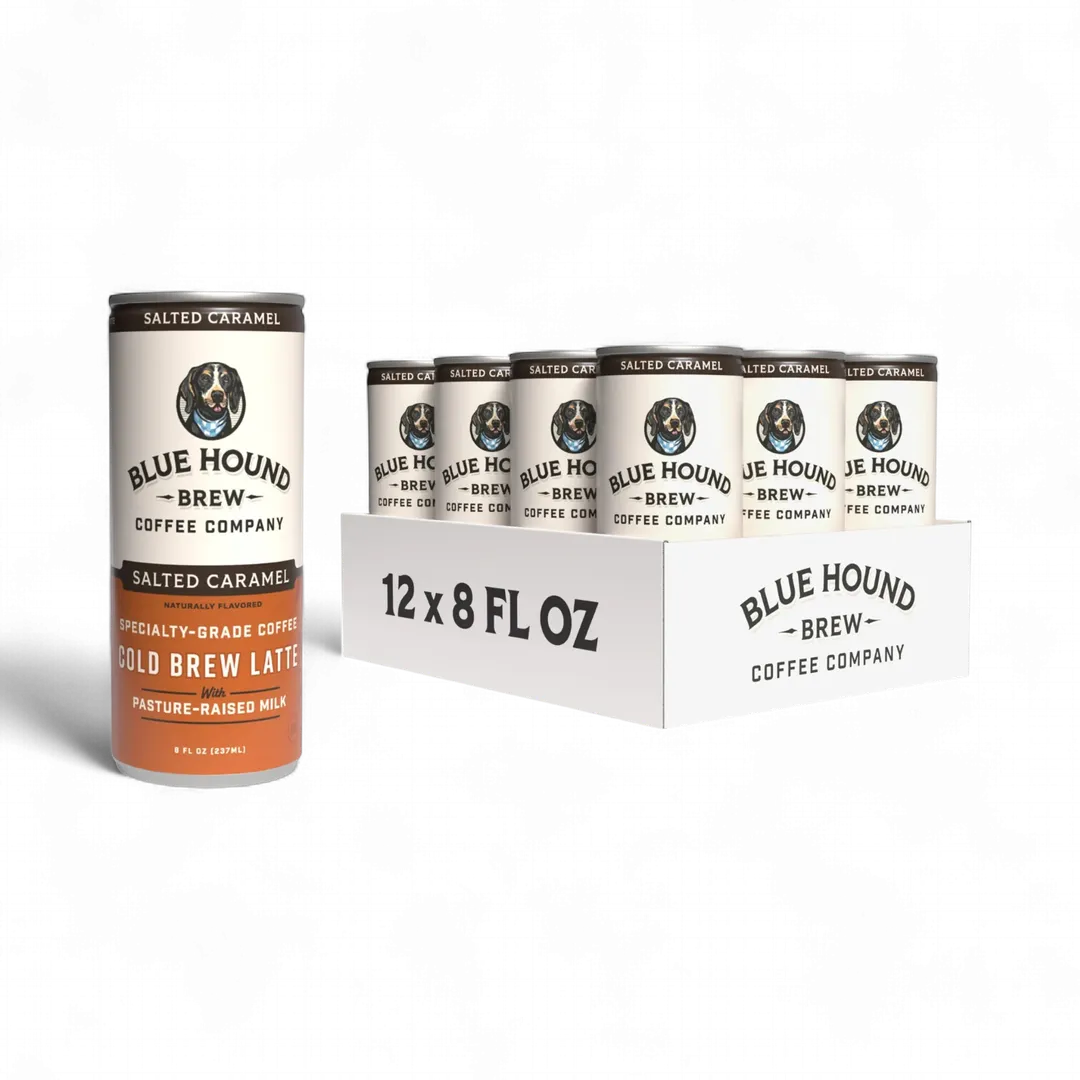 Blue Hound Brew - Salted Caramel Cold Brew Latte