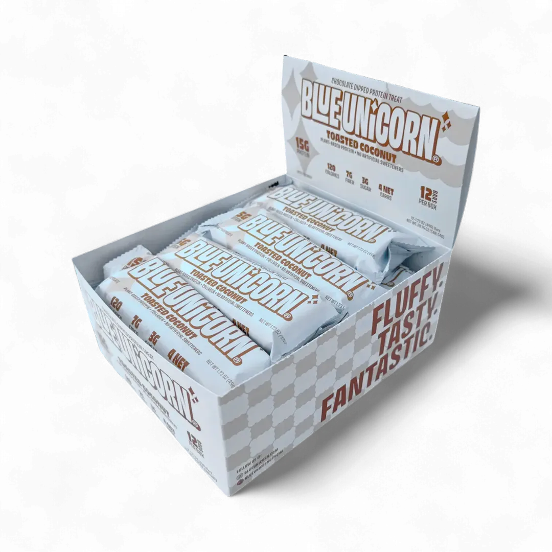Toasted Coconut Protein Bar Carton – 12 Bars