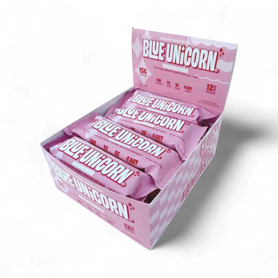 Raspberry Protein Bar Carton – 12 Bars