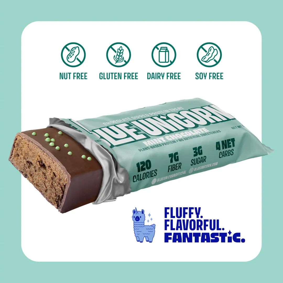 Mint Chocolate Protein Bar Carton – 12 Bars