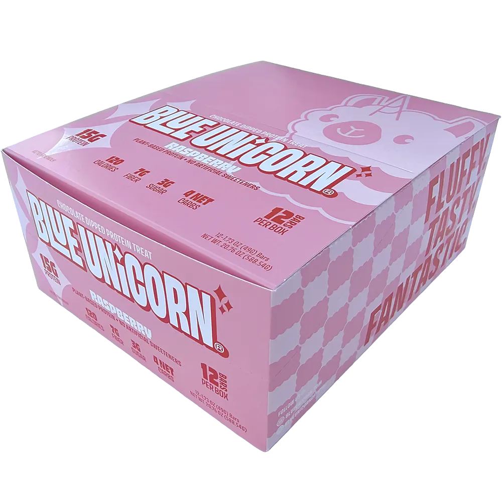 Raspberry Protein Bar Carton – 12 Bars