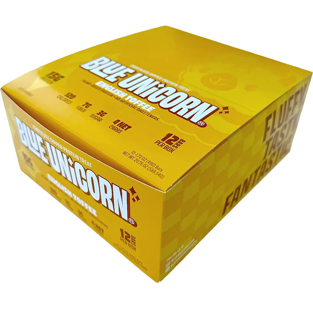 English Toffee Protein Bar Carton – 12 Bars