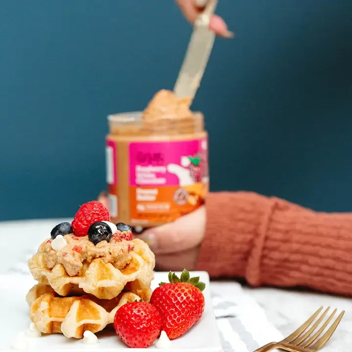 Raspberry White Chocolate BNutty Peanut Butter