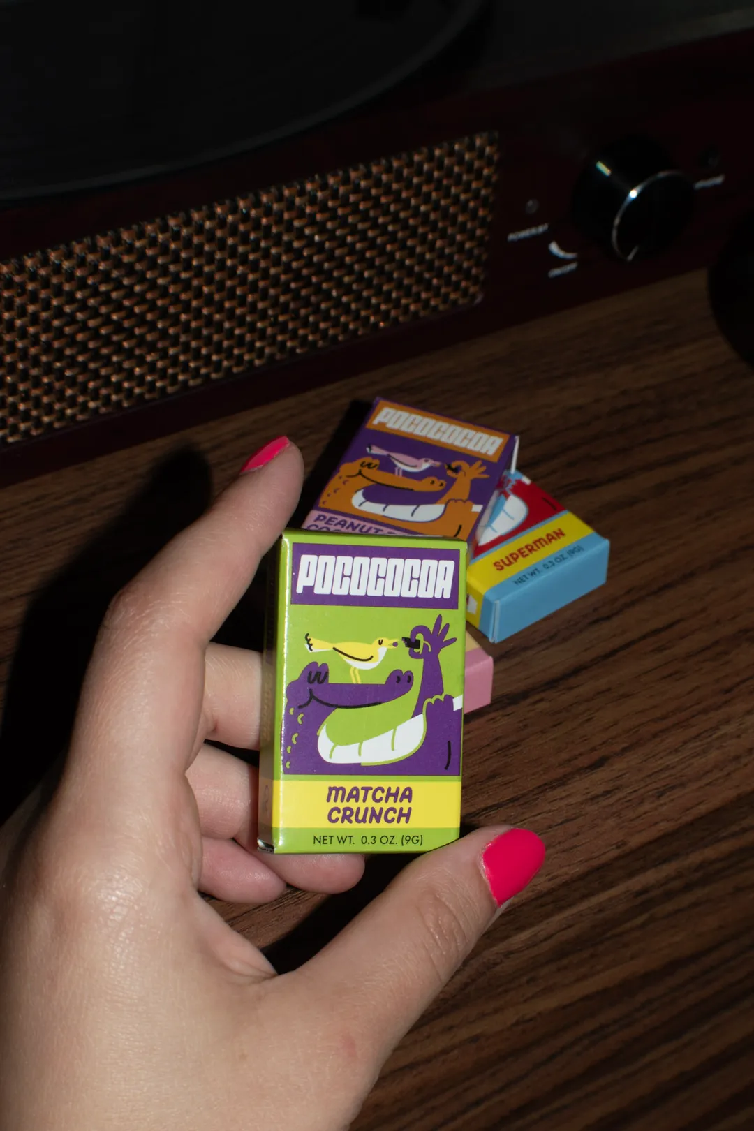 Matcha Crunch White Chocolate Pocococoa Bar