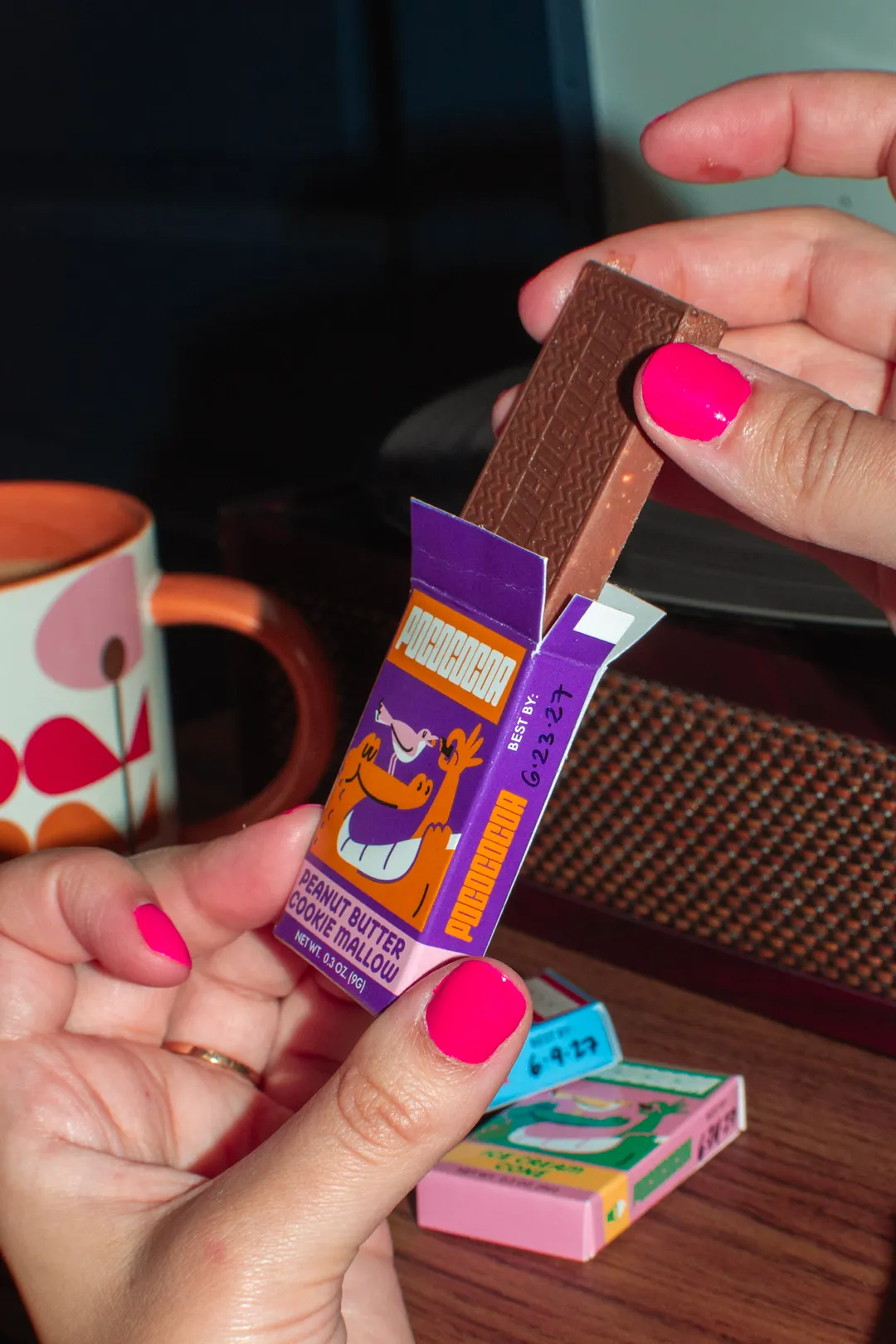 Peanut Butter Cookie Mallow Milk Chocolate Pocococoa Bar