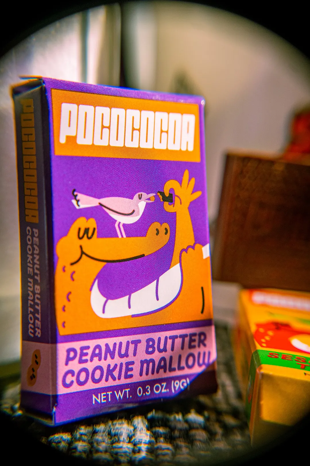 Peanut Butter Cookie Mallow Milk Chocolate Pocococoa Bar