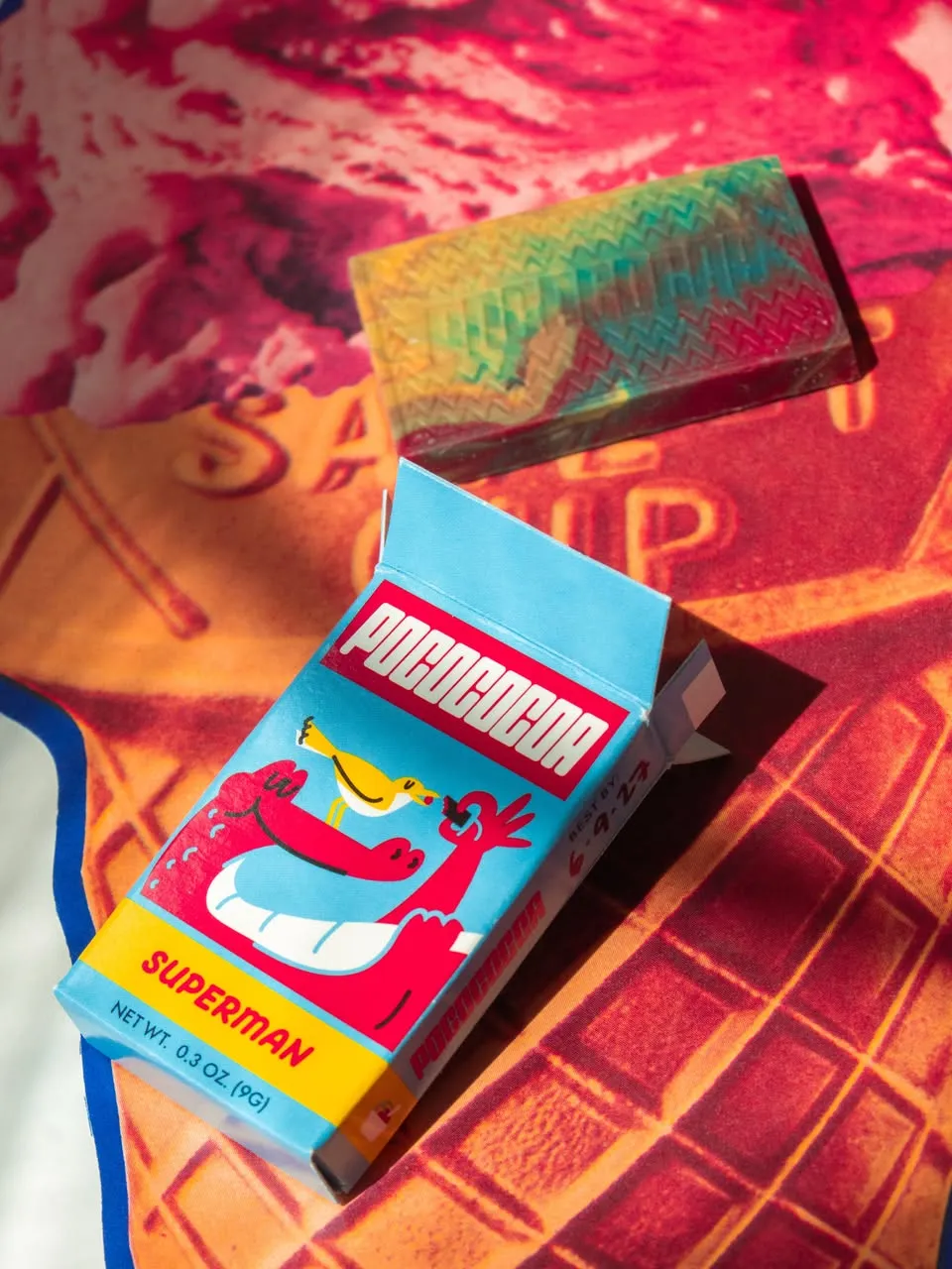 Superman White Chocolate Pocococoa Bar