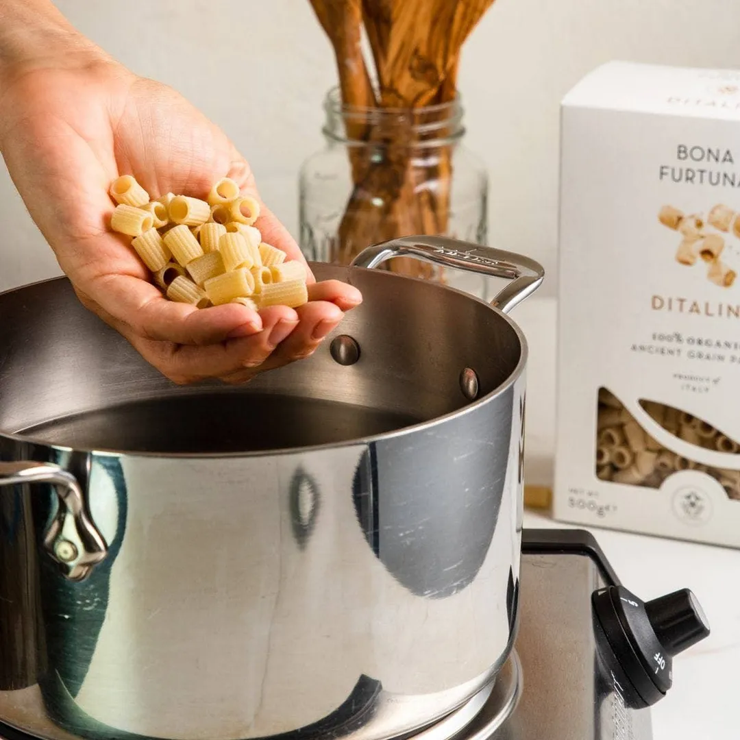 Sicilian Ancient Grain Organic Ditalini Pasta