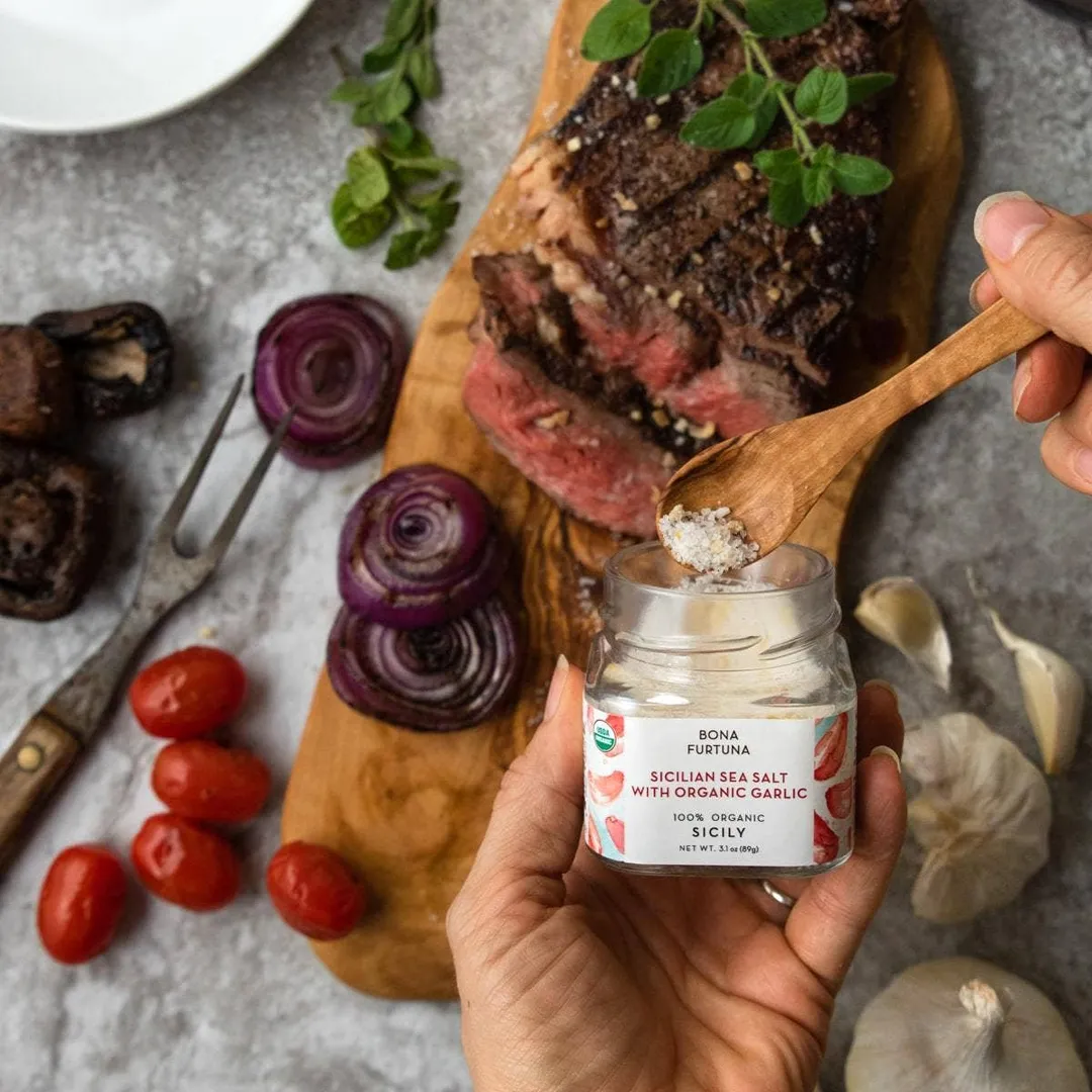 Sicilian Sea Salt with Organic Garlic