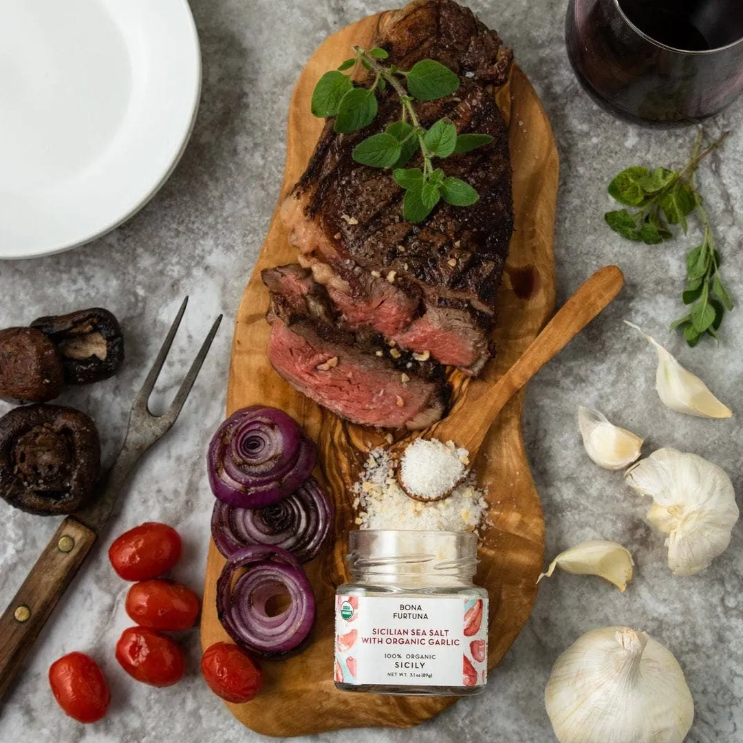 Sicilian Sea Salt with Organic Garlic