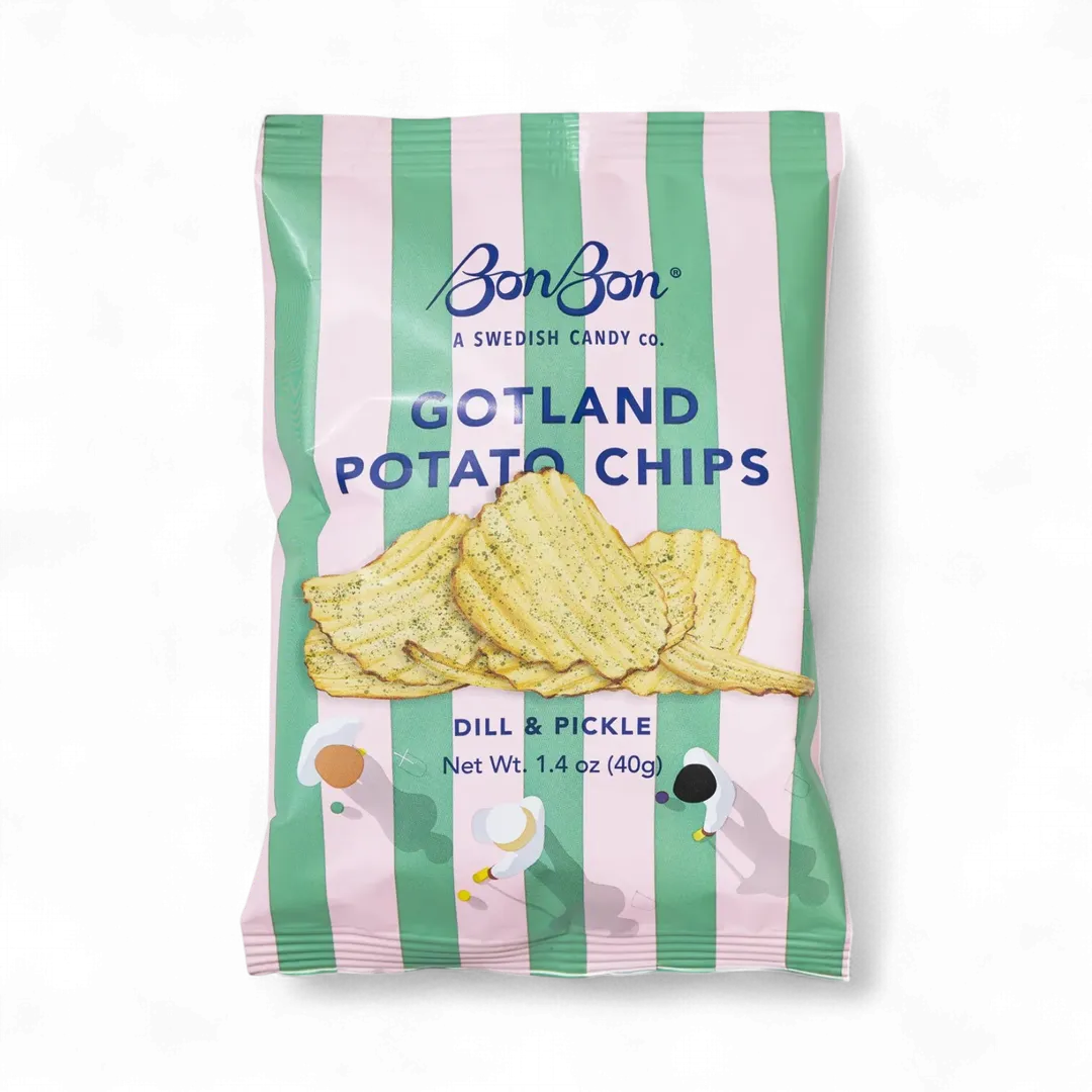 BonBon's Dill and Pickle Potato Chips