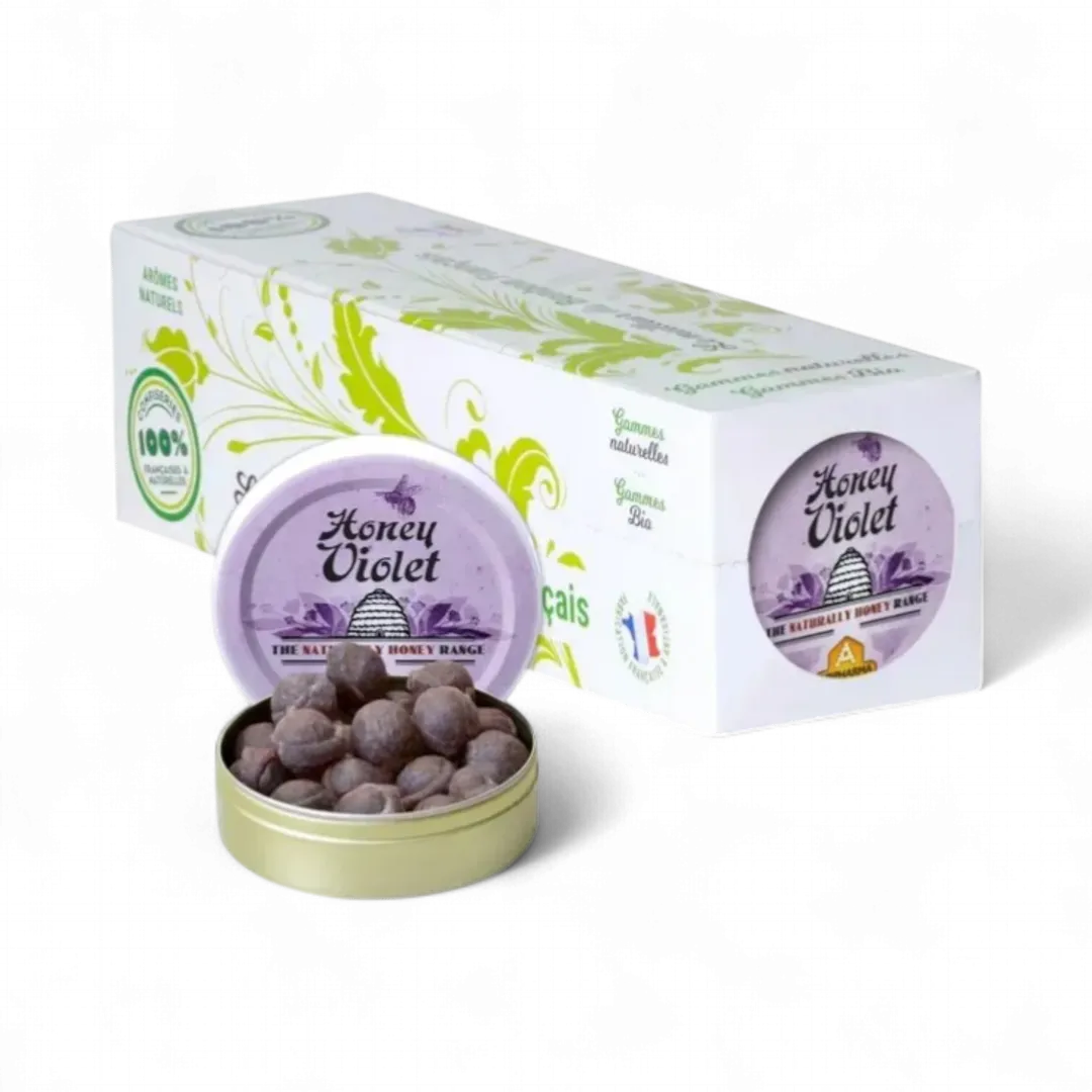 Apipharma Honey Violet - French Gourmet Natural Candy Tin