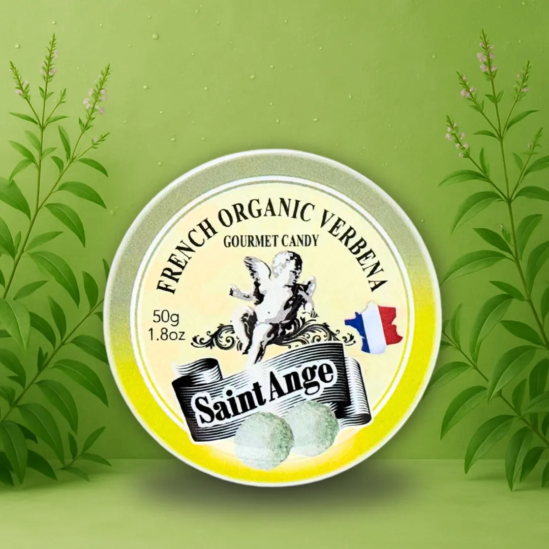 Saint Ange Organic Verbena - French Gourmet Candy Tin