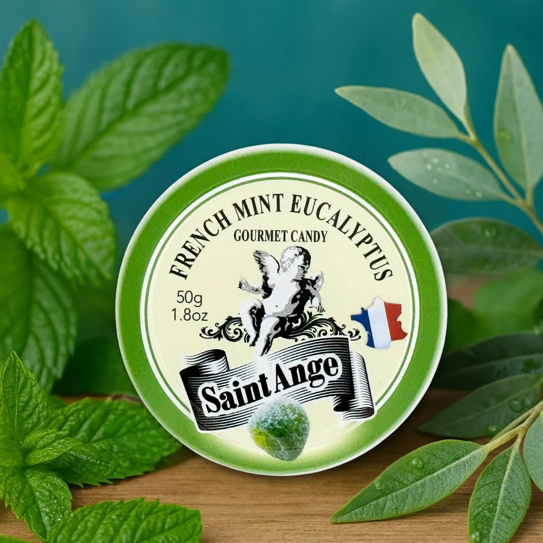 Saint Ange Mint Eucalyptus - French Gourmet Candy Tin