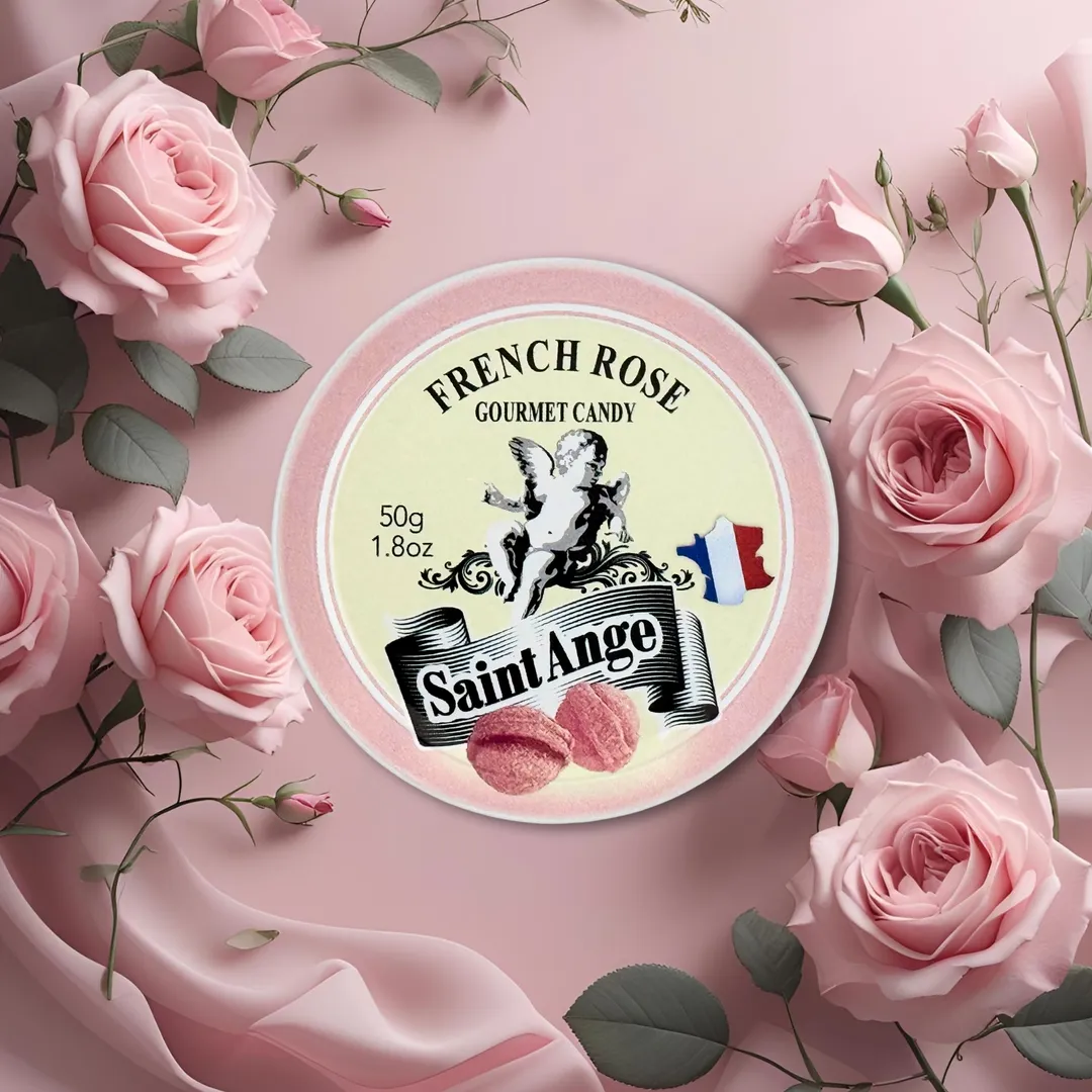 Saint Ange Rose - French Gourmet Natural Candy Tin
