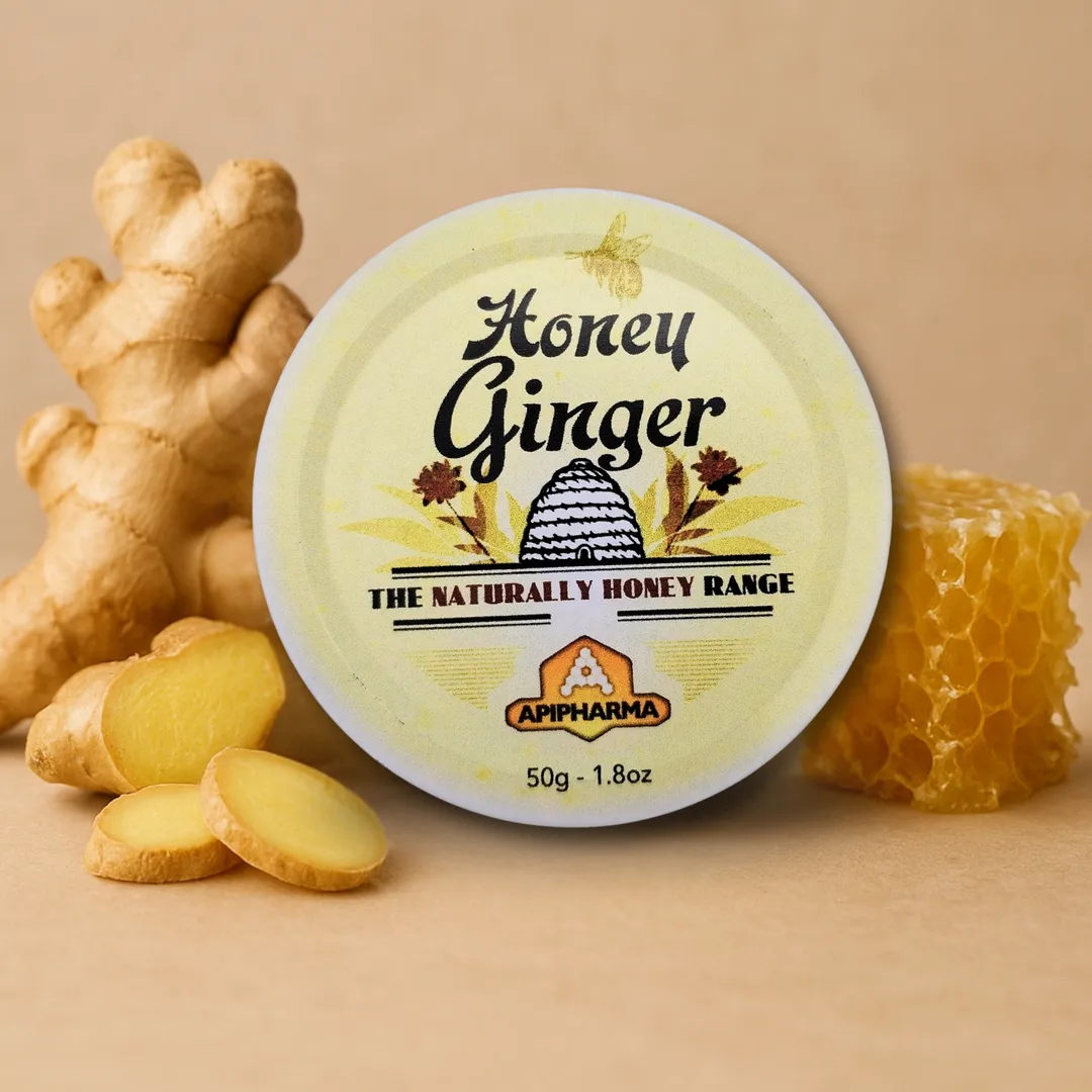 Apipharma Honey Ginger - French Gourmet Natural Candy Tin