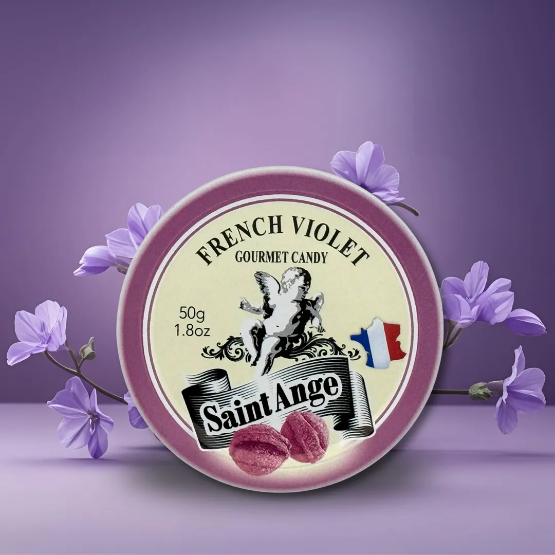 Saint Ange Violet - French Gourmet Natural Candy Tin