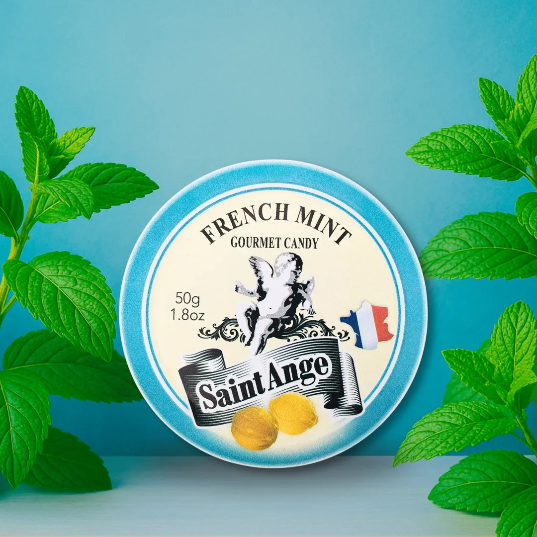 Saint Ange Mint - French Gourmet Natural Candy Tin