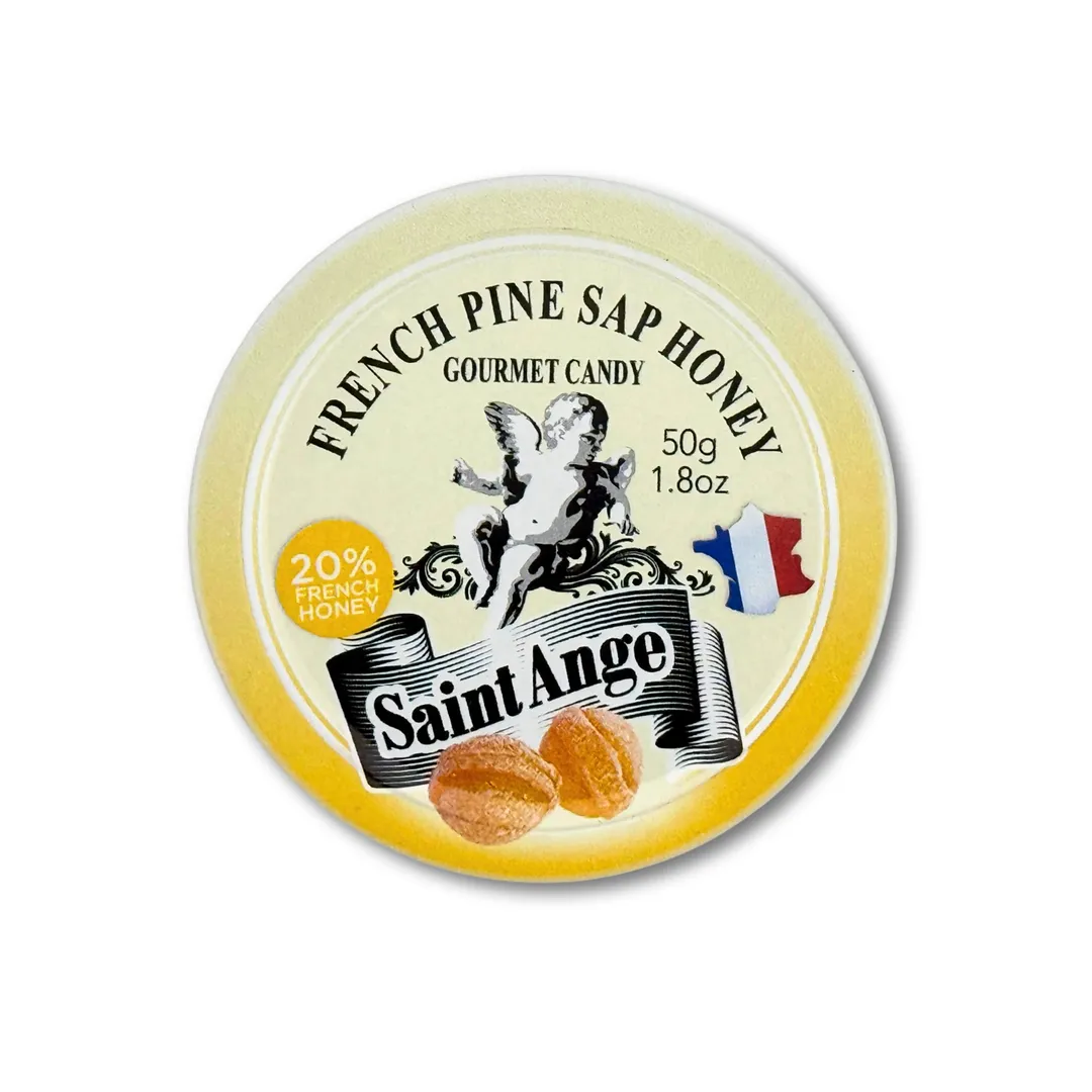 Saint Ange Honey Pine Sap - French Gourmet Natural Candy Tin