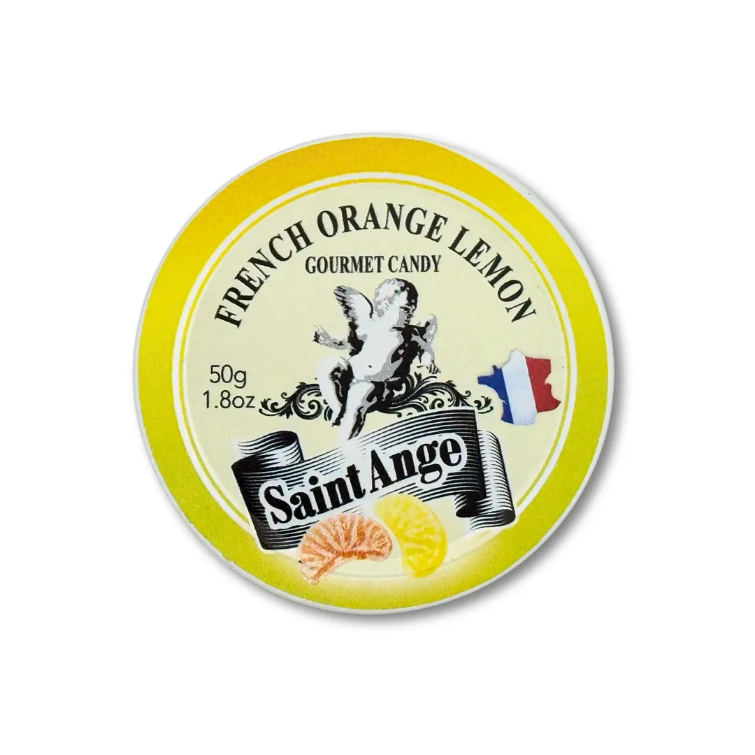 Saint Ange Orange Lemon - French Gourmet Natural Candy Tin