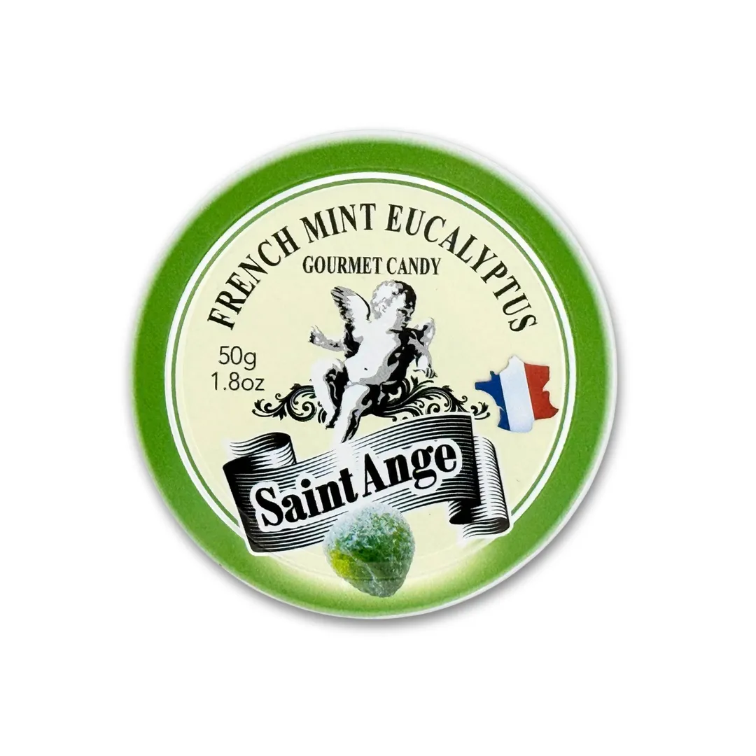 Saint Ange Mint Eucalyptus - French Gourmet Candy Tin