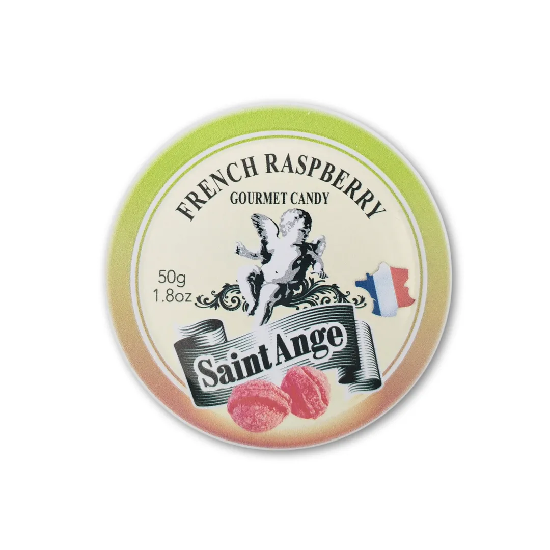 Saint Ange Raspberry - French Gourmet Natural Candy Tin