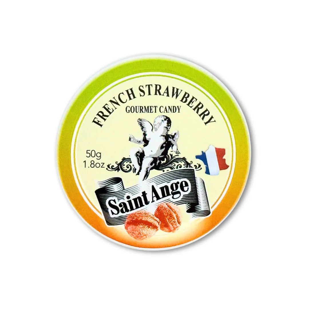 Saint Ange Strawberry - French Gourmet Natural Candy Tin