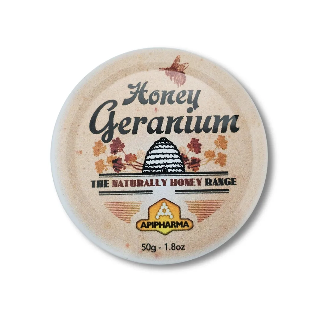 Apipharma Honey Geranium - French Gourmet Natural Candy Tin
