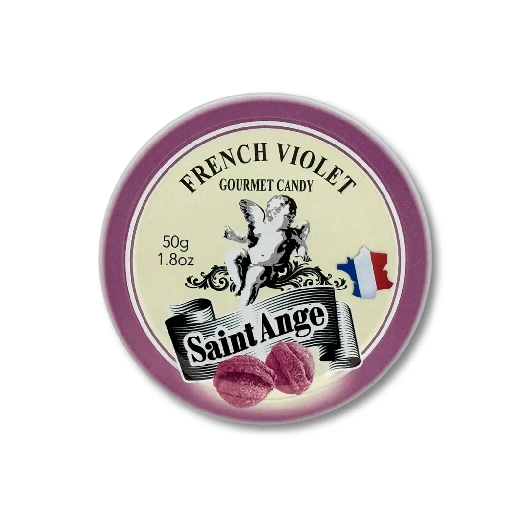 Saint Ange Violet - French Gourmet Natural Candy Tin