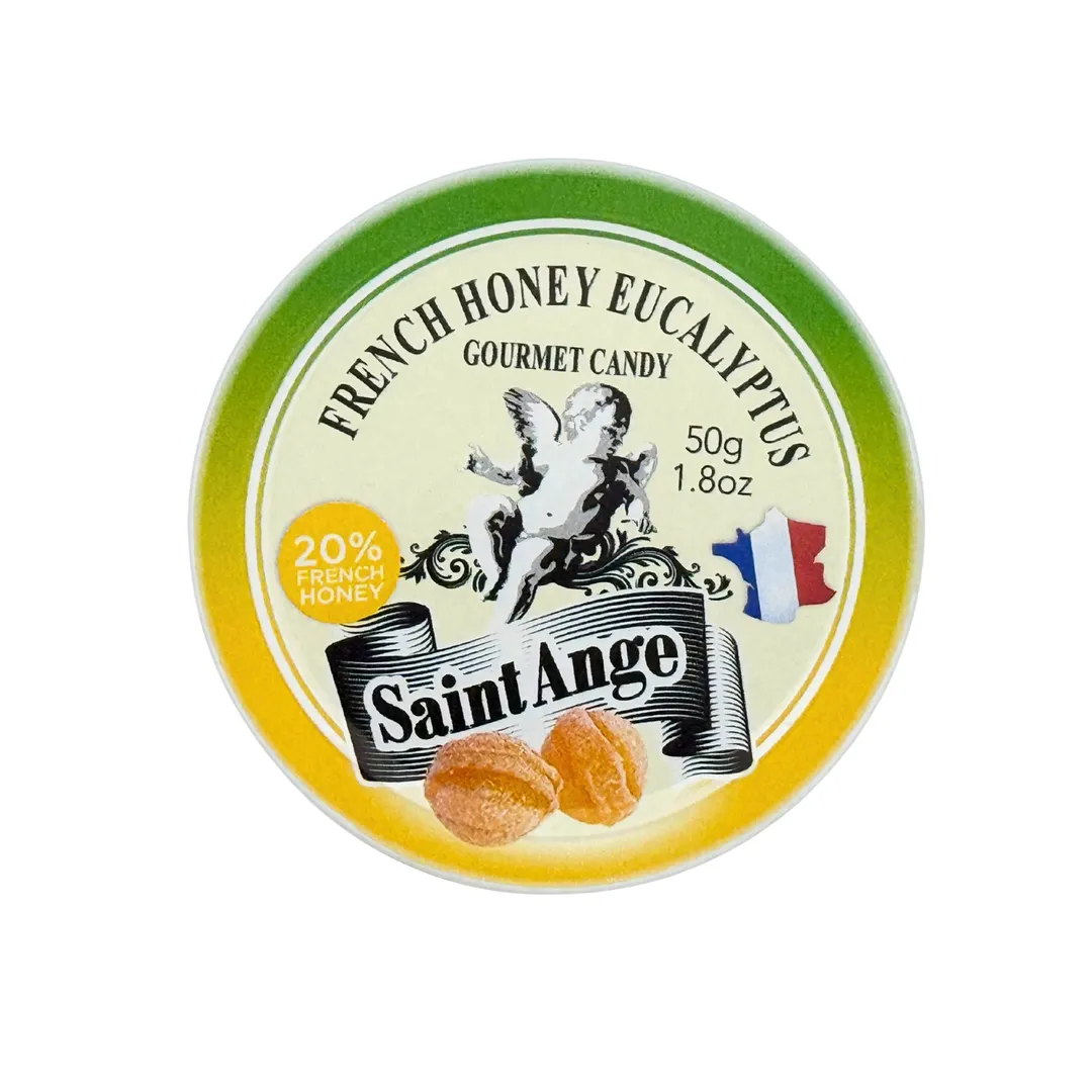 Saint Ange Honey Eucalyptus - French Gourmet Candy Tin