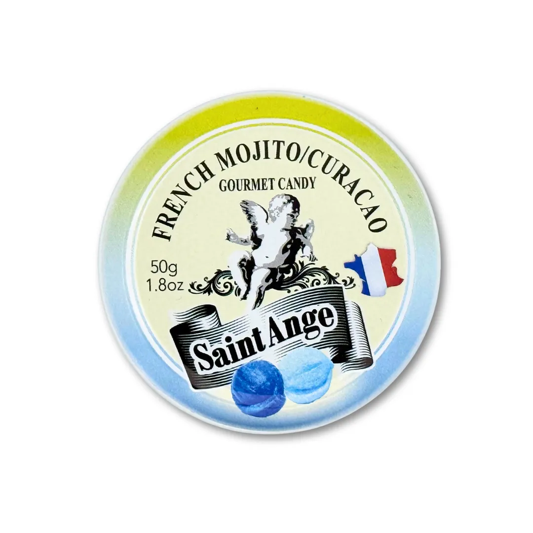 Saint Ange Mojito Curacao - French Gourmet Natural Candy Tin