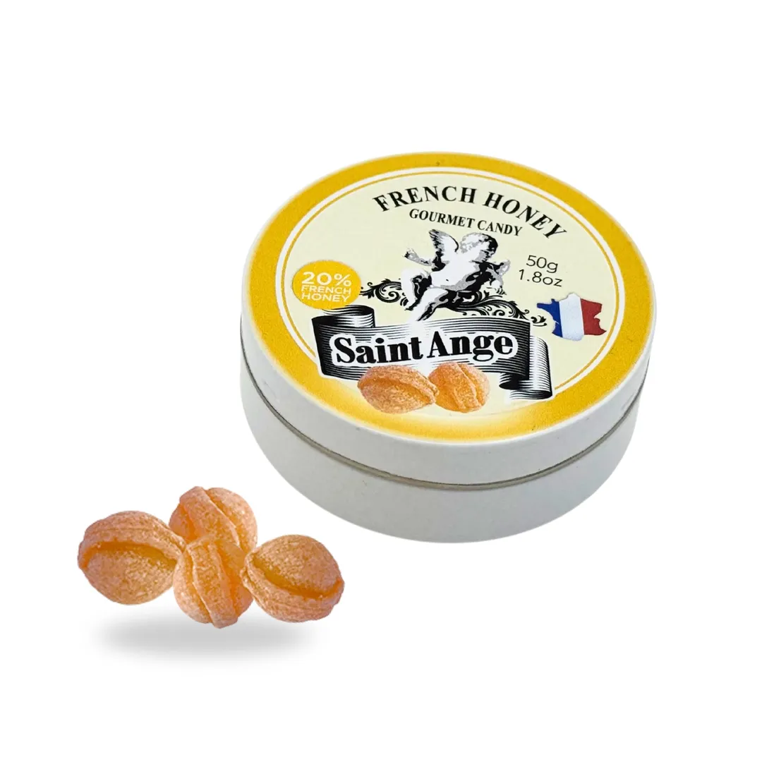Saint Ange Honey - French Gourmet Natural Candy Tin