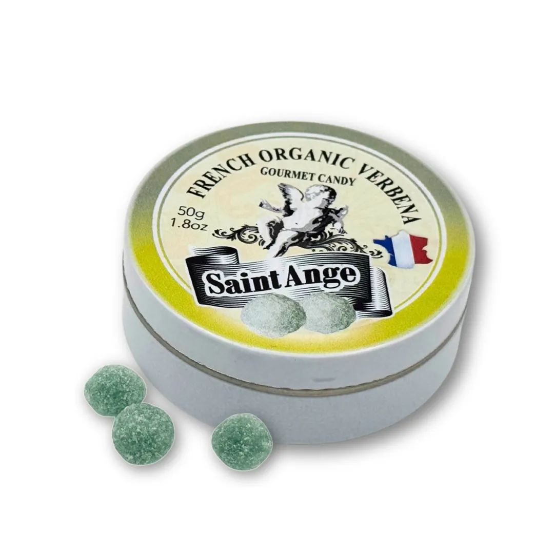 Saint Ange Organic Verbena - French Gourmet Candy Tin