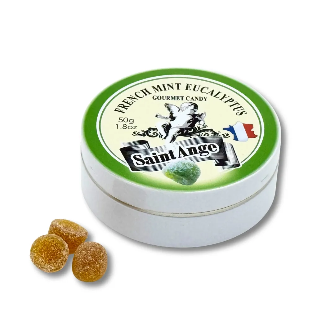 Saint Ange Mint Eucalyptus - French Gourmet Candy Tin