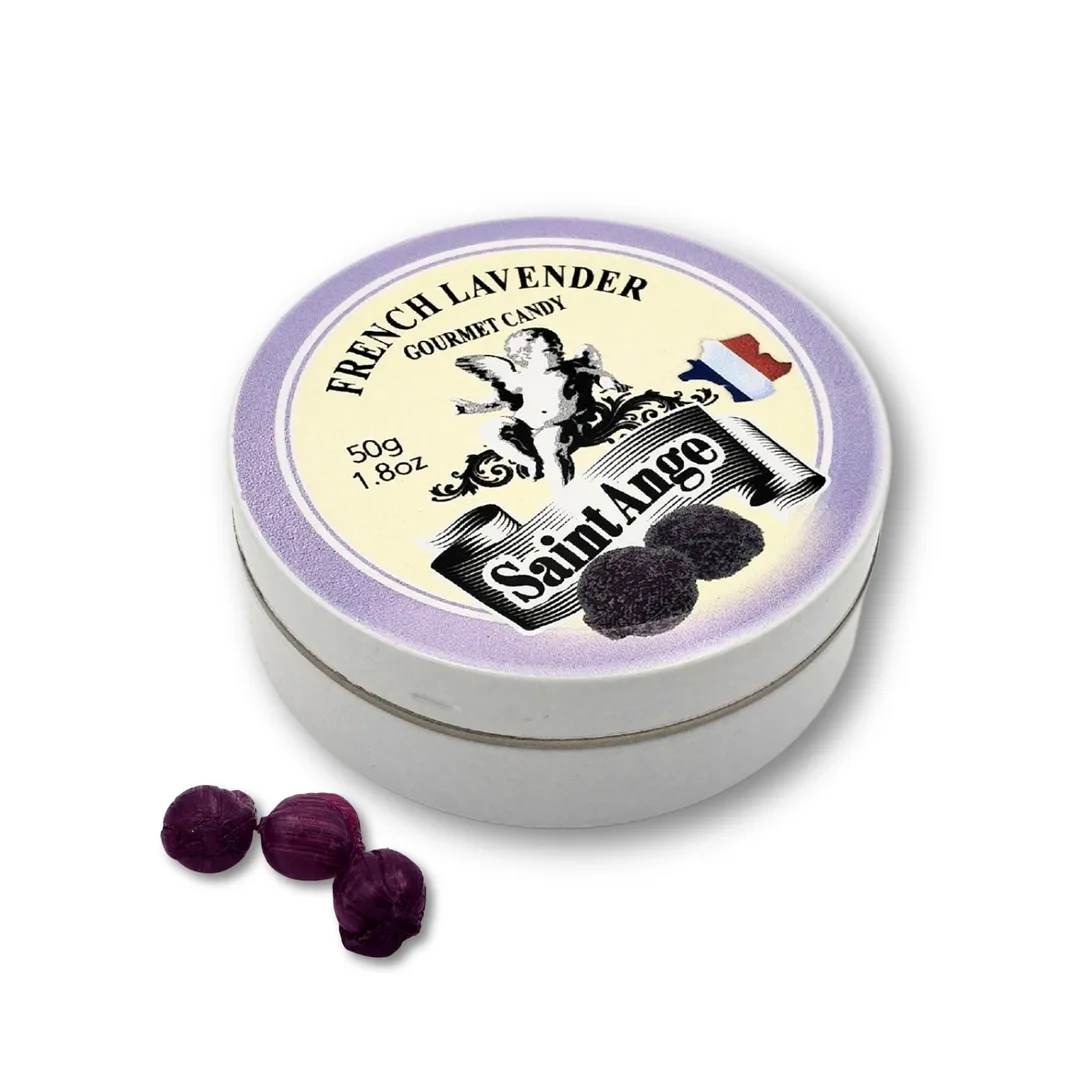 Saint Ange Lavender - French Gourmet Natural Candy Tin