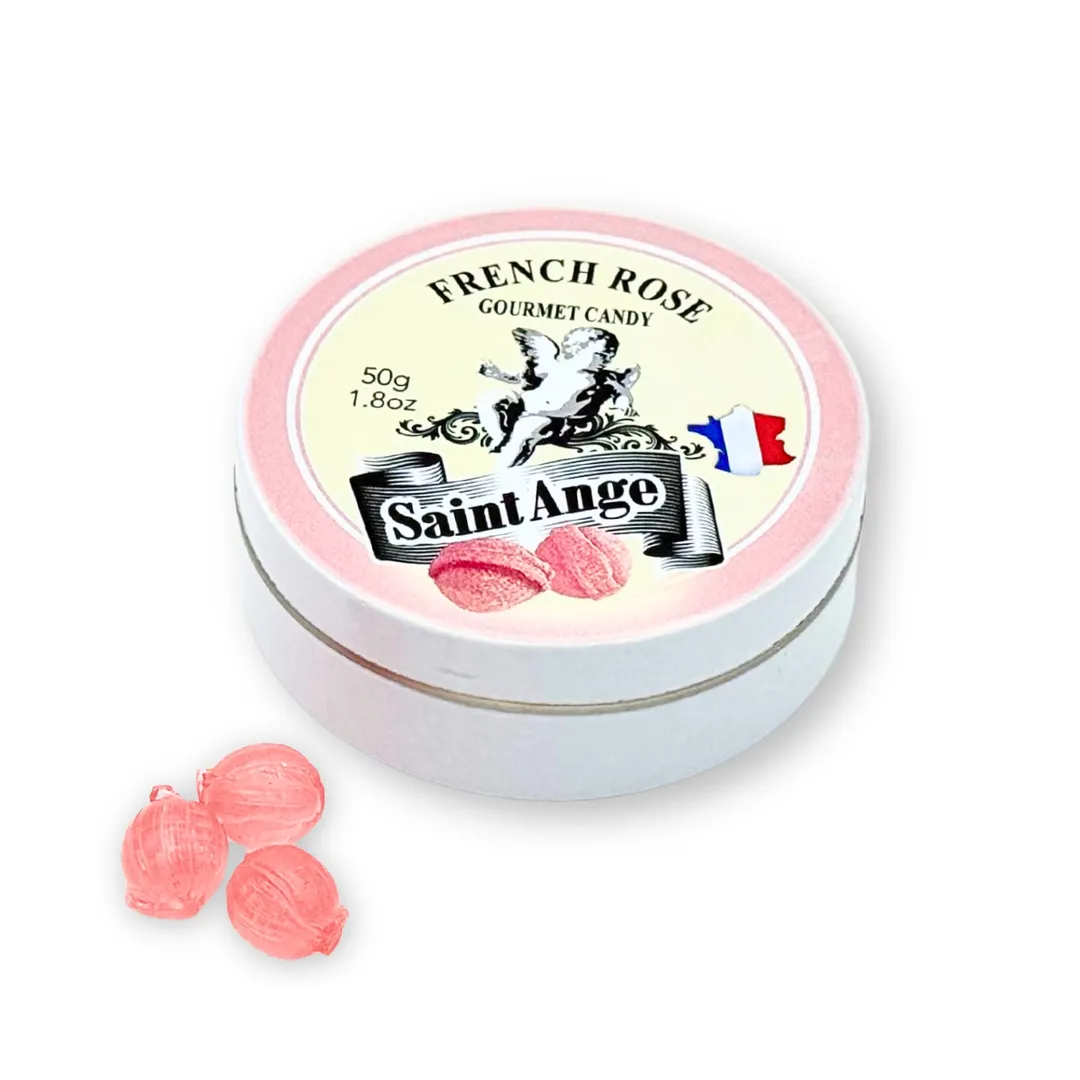 Saint Ange Rose - French Gourmet Natural Candy Tin