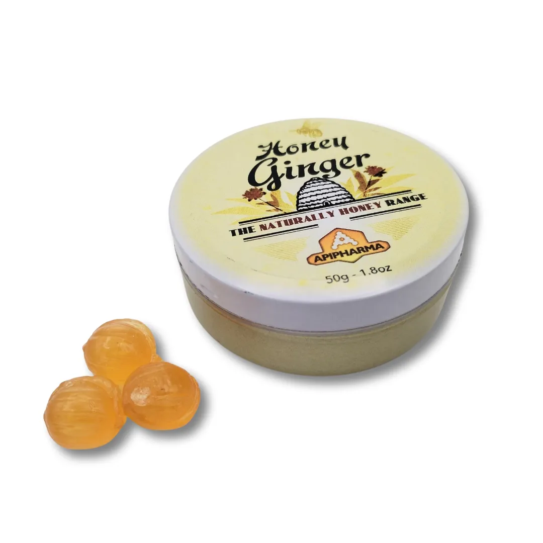 Apipharma Honey Ginger - French Gourmet Natural Candy Tin