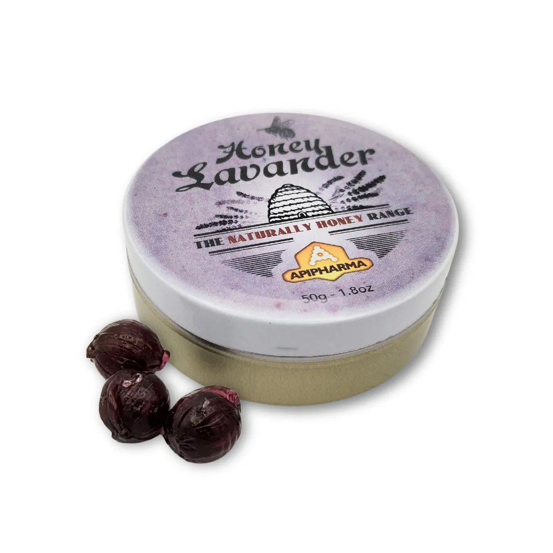 Apipharma Honey Lavender - French Gourmet Natural Candy Tin