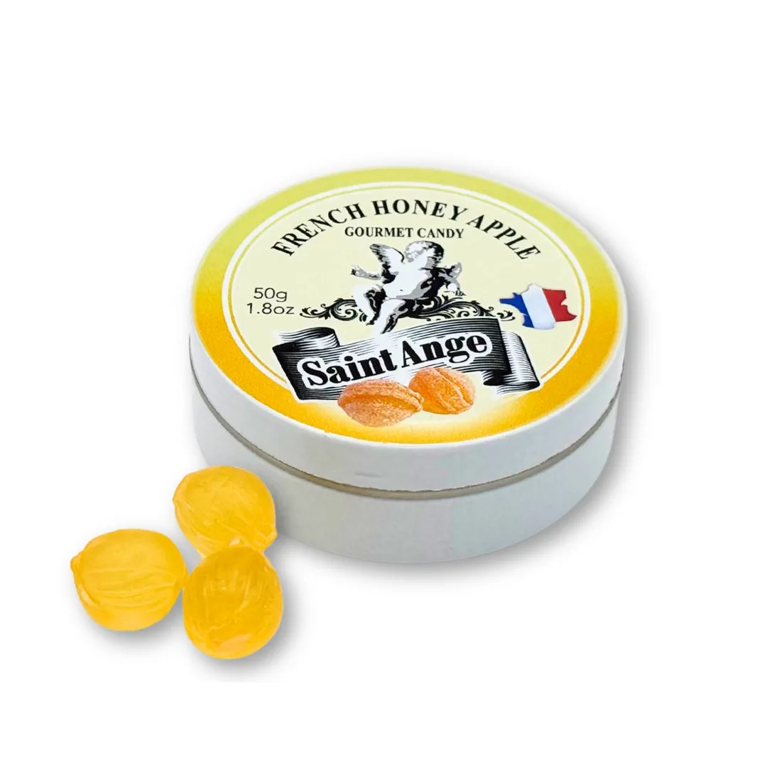 Saint Ange Honey Apple - French Gourmet Natural Candy Tin