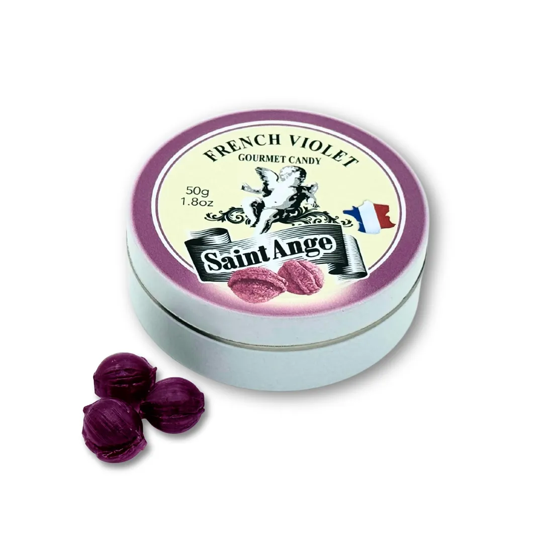 Saint Ange Violet - French Gourmet Natural Candy Tin