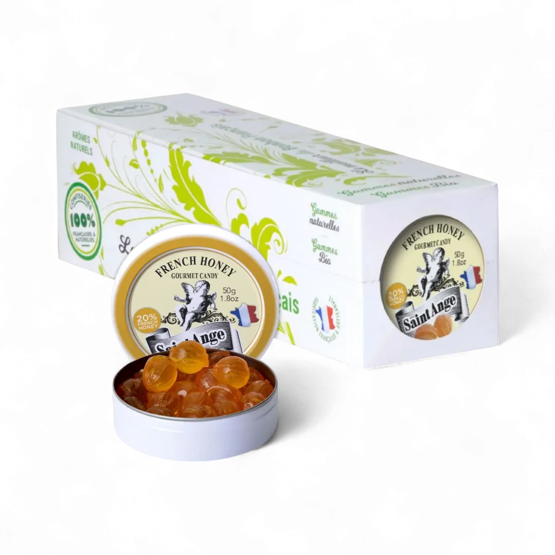 Saint Ange Honey - French Gourmet Natural Candy Tin